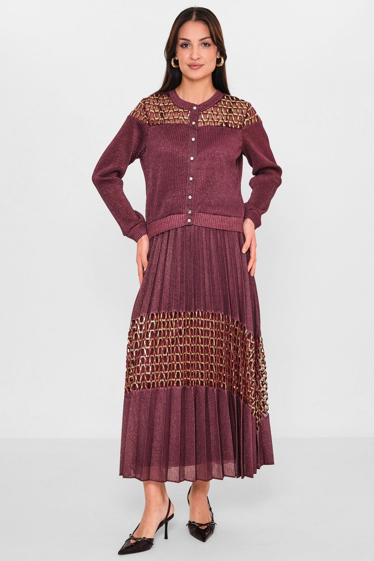 Myraang - Plus Size Suit (MRG26Y05-3064) - 8690200102387