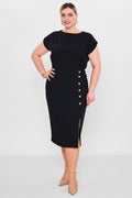 Laluce - Plus Size Dress (L2.Y26.ELB.2E663) - 8690200102448