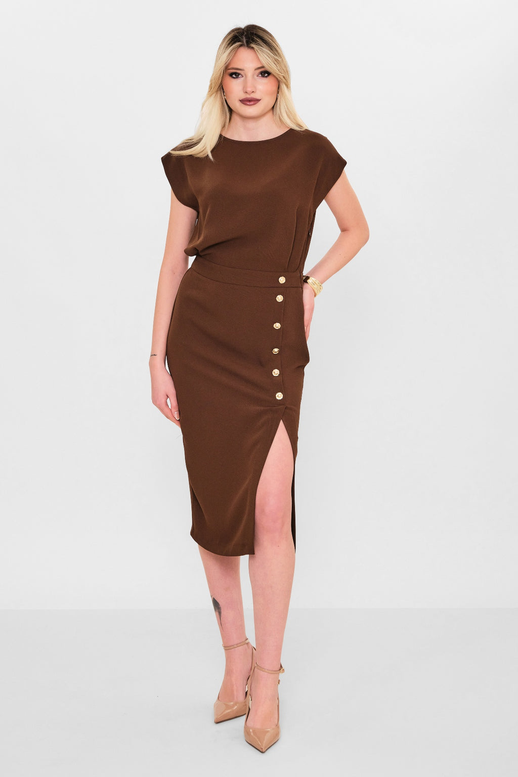 Qm - Plus Size Dress (QM.Y26.ELB.QE420) - 8690200102516