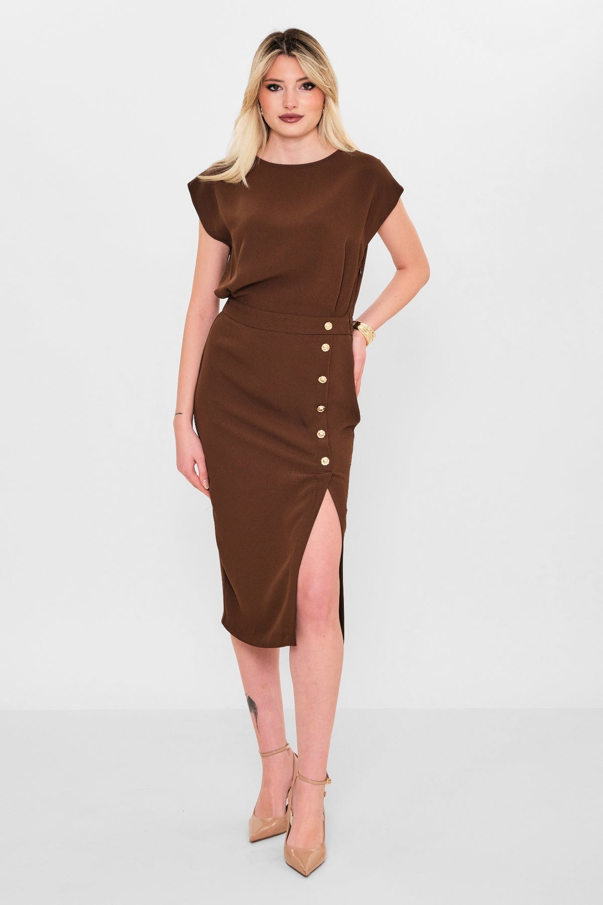 Qm - Plus Size Dress (QM.Y26.ELB.QE420) - 8690200102516