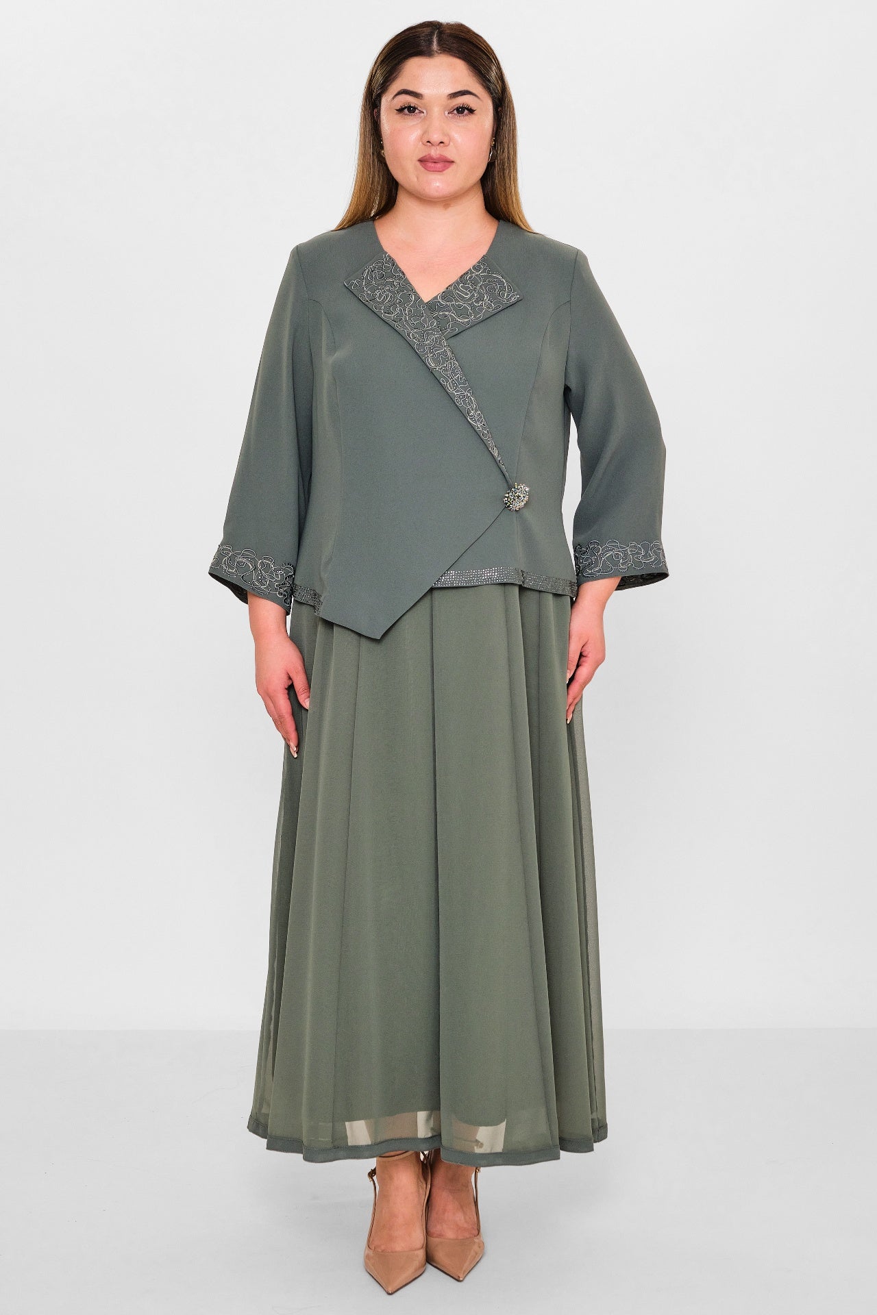 Gumanize - Plus Size Dress (GMZ2025-520-1996) - 8690200102561