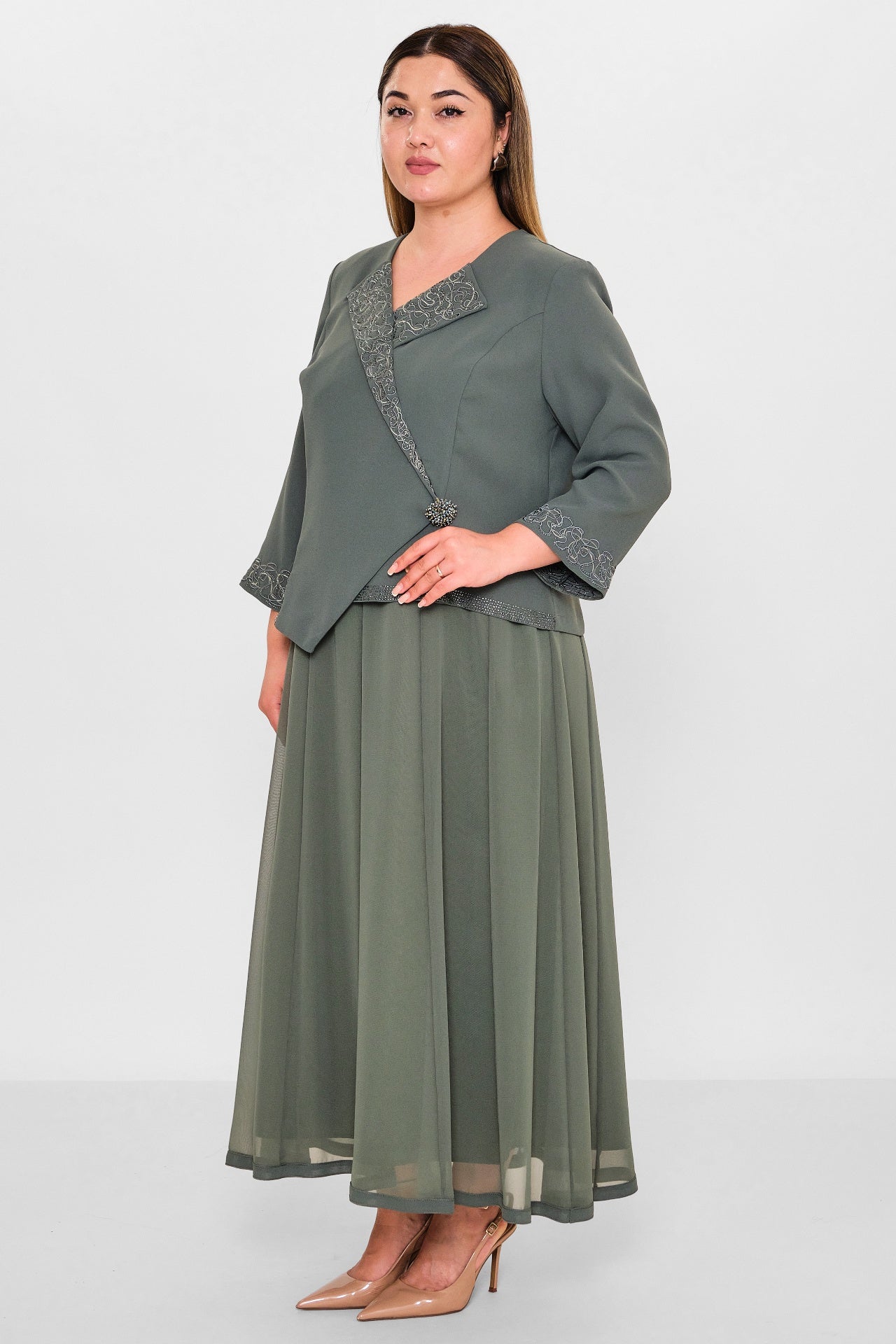 Gumanize - Plus Size Dress (GMZ2025-520-1996) - 8690200102561