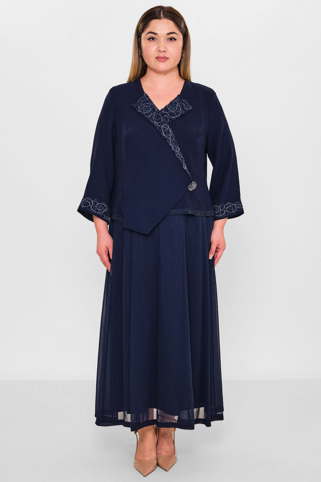 Gumanize - Plus Size Dress (GMZ2025-520-1996) - 8690200102578