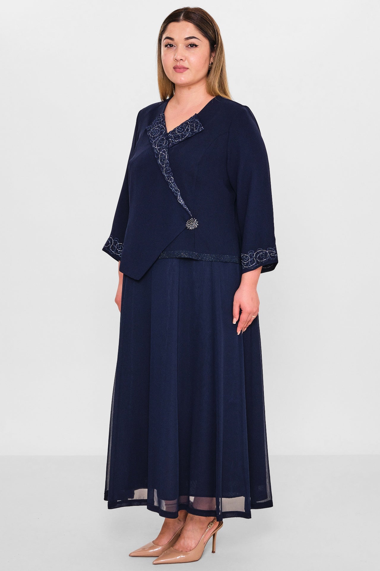 Gumanize - Plus Size Dress (GMZ2025-520-1996) - 8690200102578