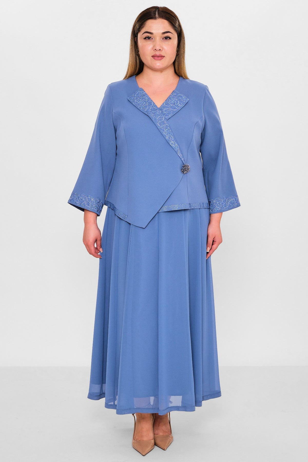 Gumanize - Plus Size Dress (GMZ2025-520-1996) - 8690200102585