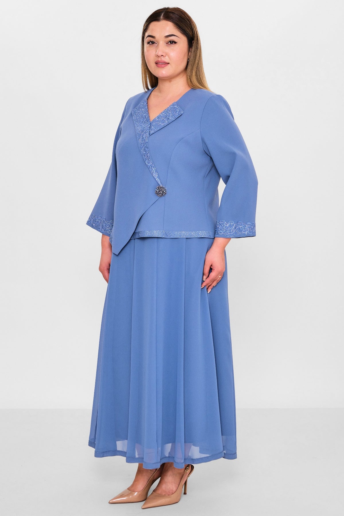 Gumanize - Plus Size Dress (GMZ2025-520-1996) - 8690200102585