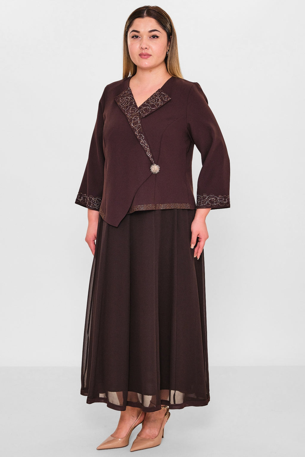Gumanize - Plus Size Dress (GMZ2025-520-1996) - 8690200102622