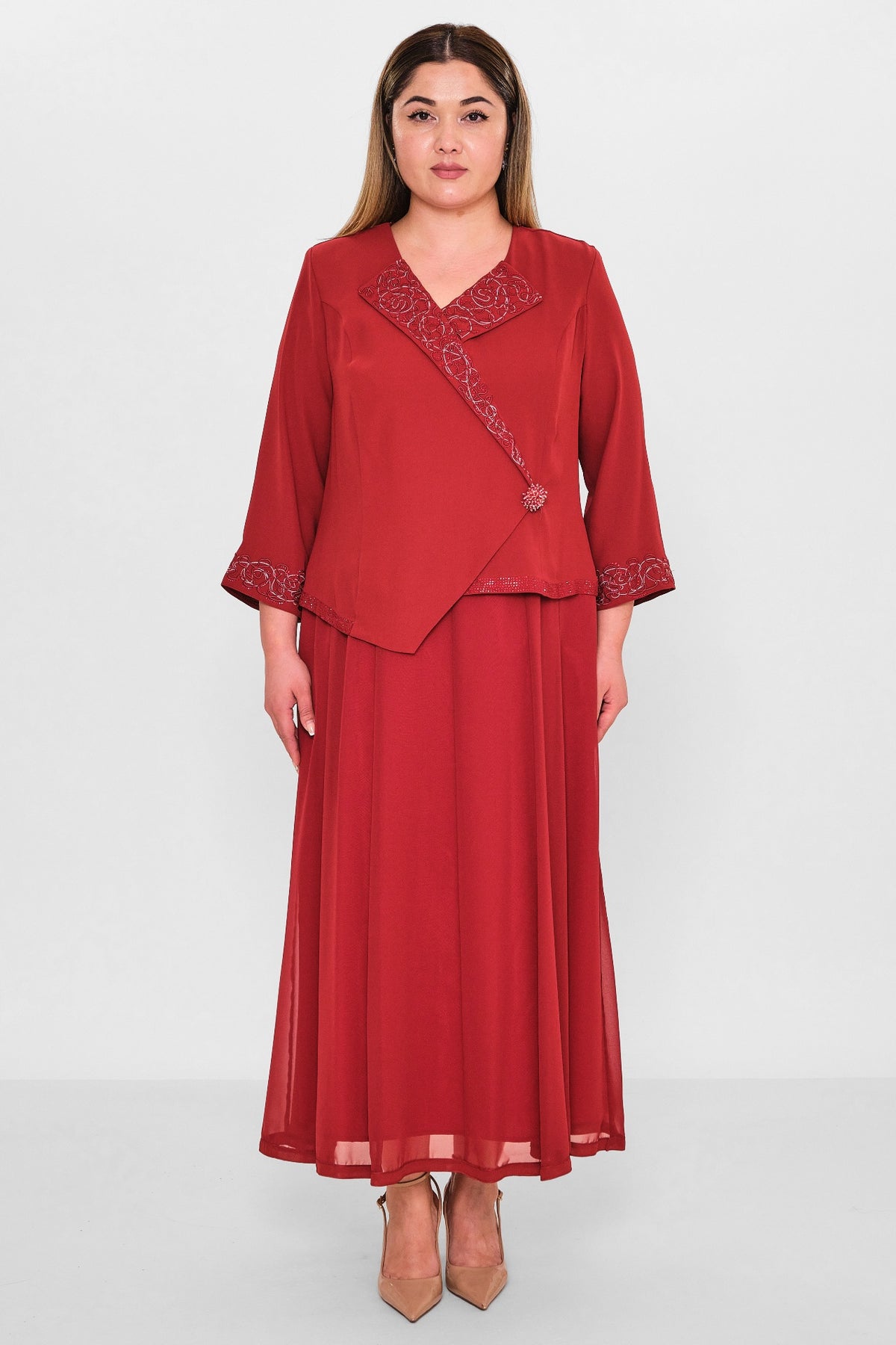 Gumanize - Plus Size Dress (GMZ2025-520-1996) - 8690200102639