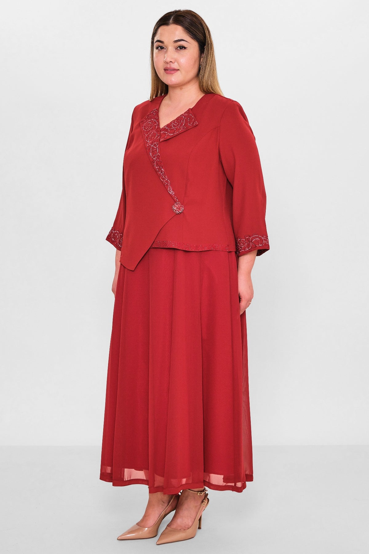 Gumanize - Plus Size Dress (GMZ2025-520-1996) - 8690200102639