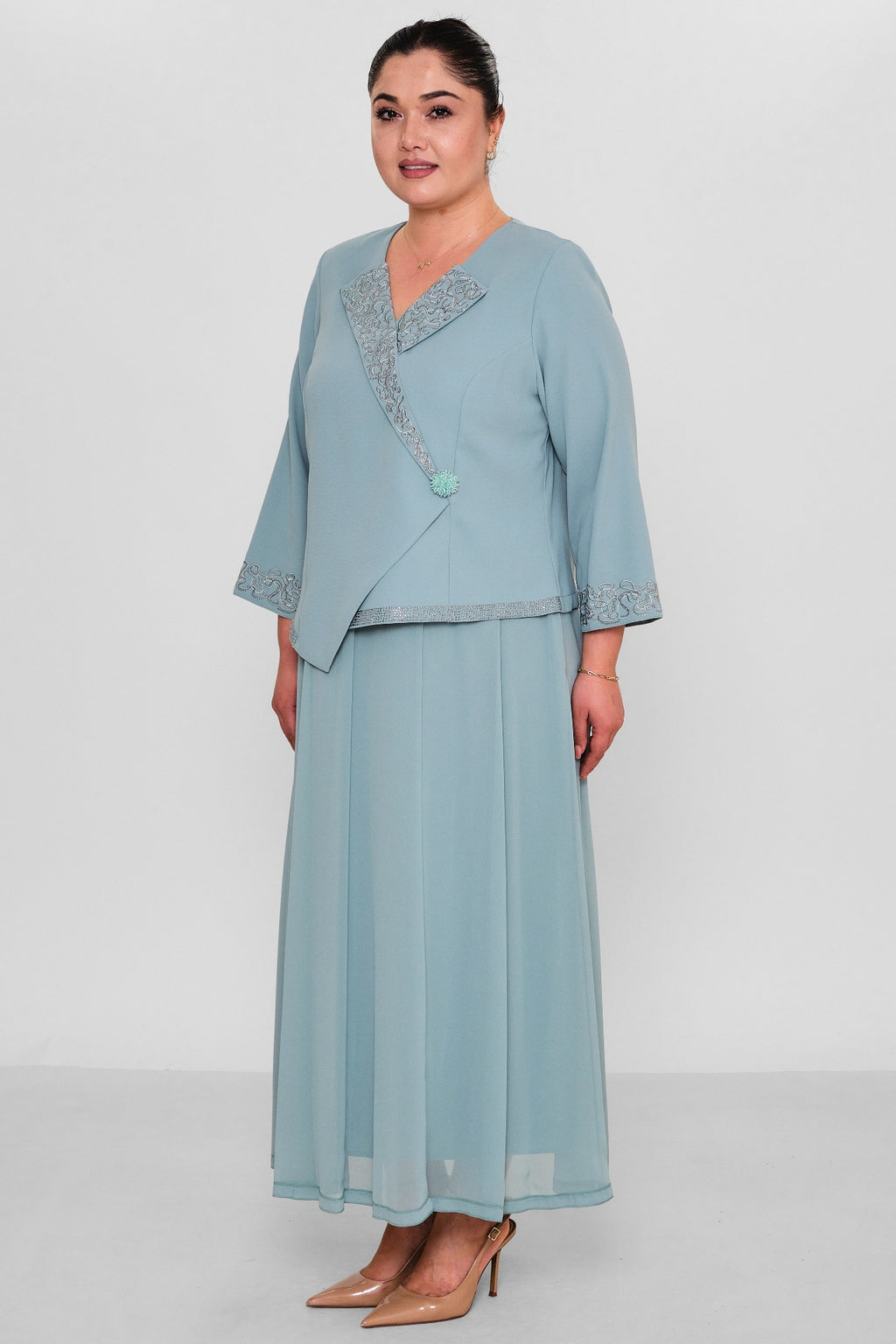 Gumanize - Plus Size Dress (GMZ2025-520-1996) - 8690200102646