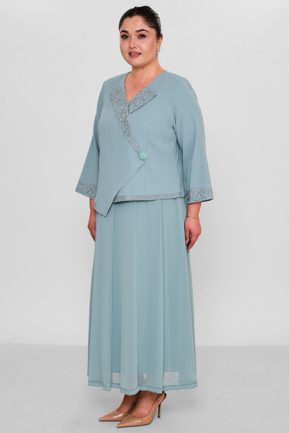 Gumanize - Plus Size Dress (GMZ2025-520-1996) - 8690200102646