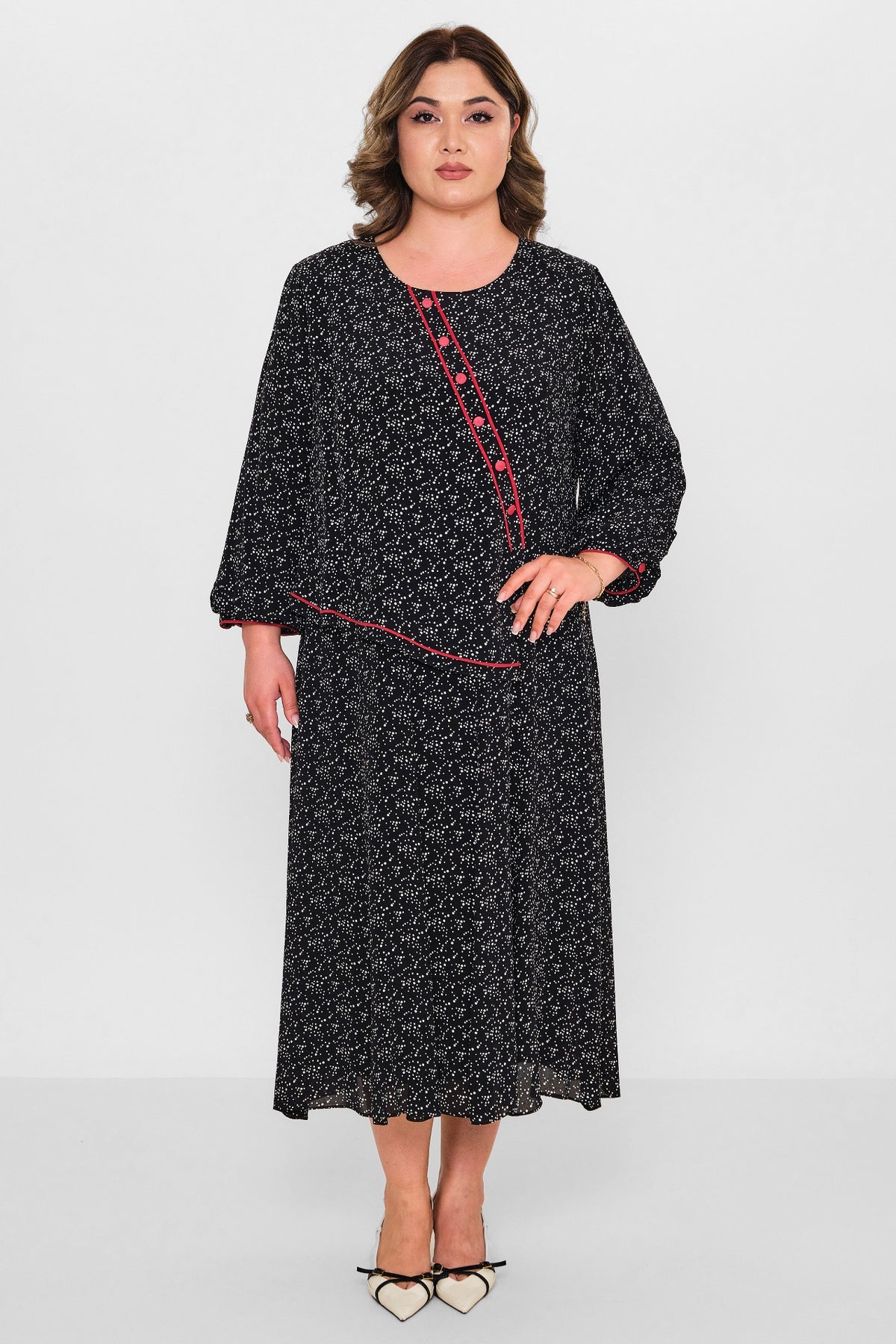 Gumanize - Plus Size Dress (GMZ2026-360-7988) - 8690200102653