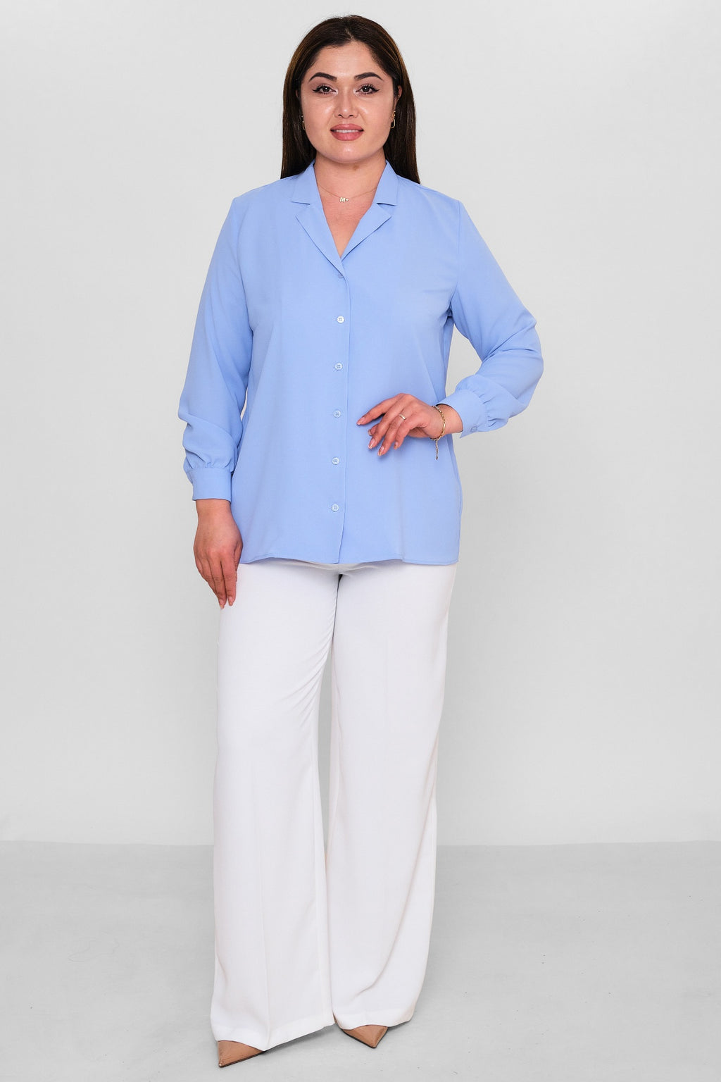 Selen - Plus Size Blouse (SLN26Y160335) - 8690200102684