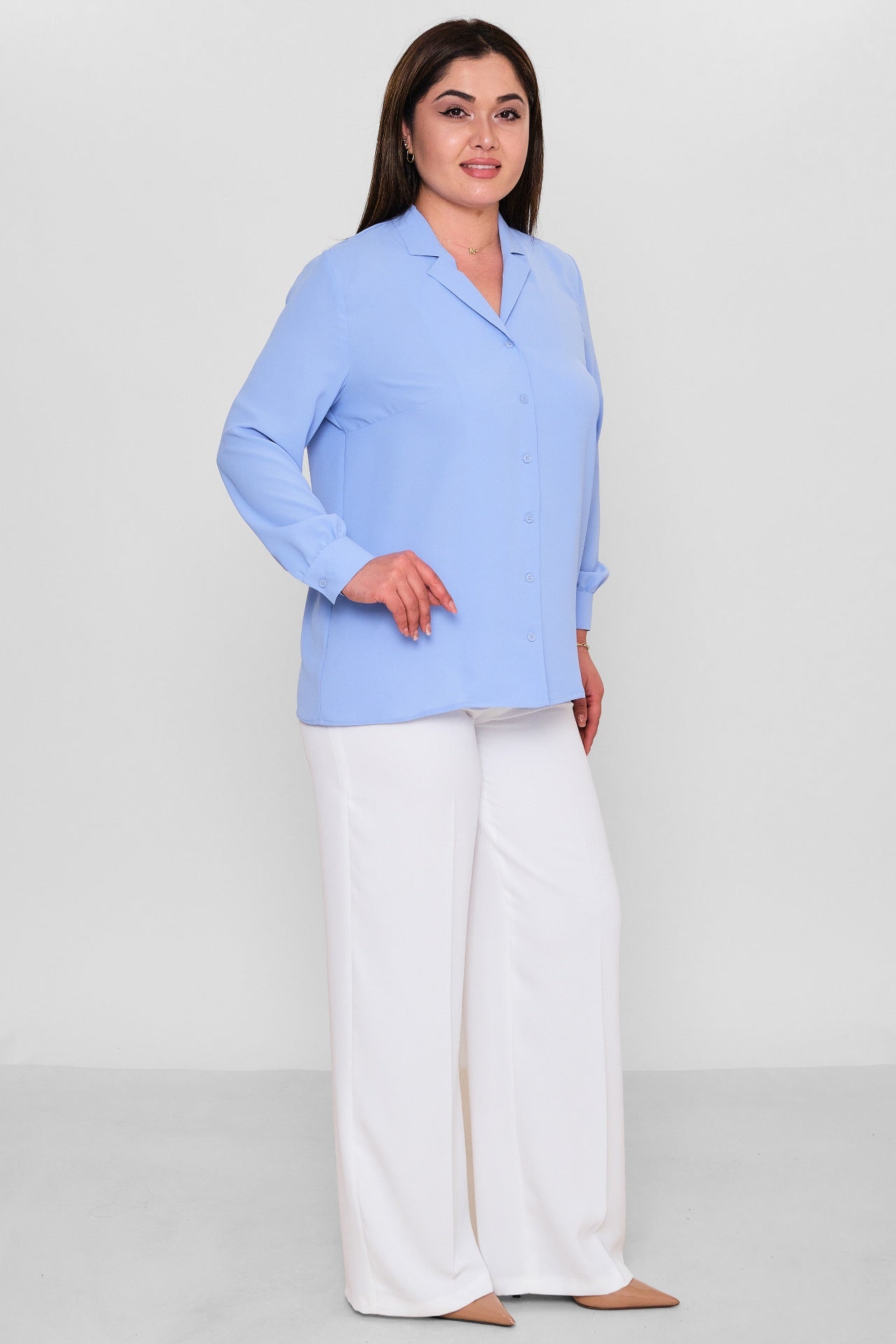 Selen - Plus Size Blouse (SLN26Y160335) - 8690200102684