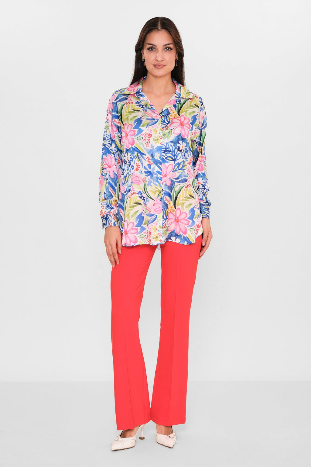 Selen - Plus Size Blouse (SLN26Y360270) - 8690200102943