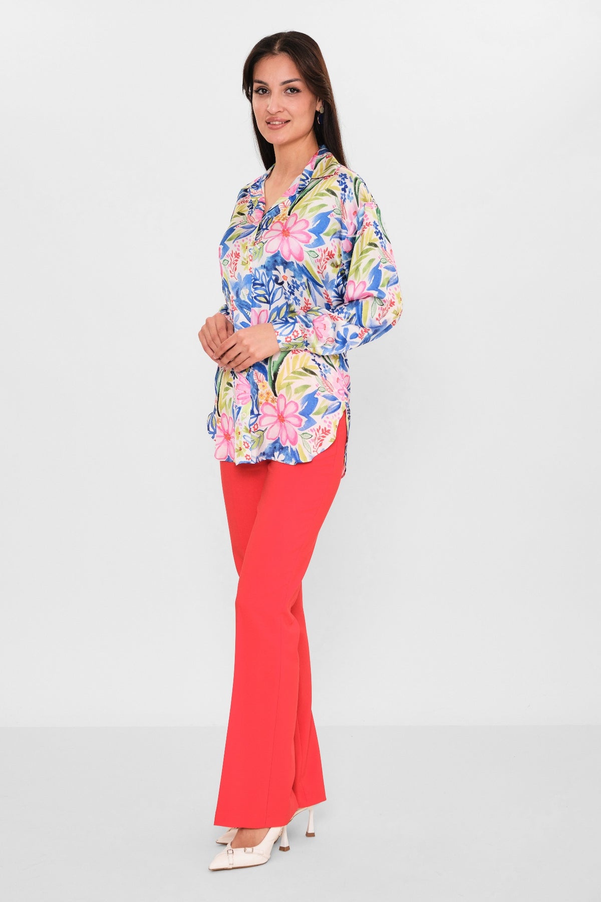 Selen - Plus Size Blouse (SLN26Y360270) - 8690200102943