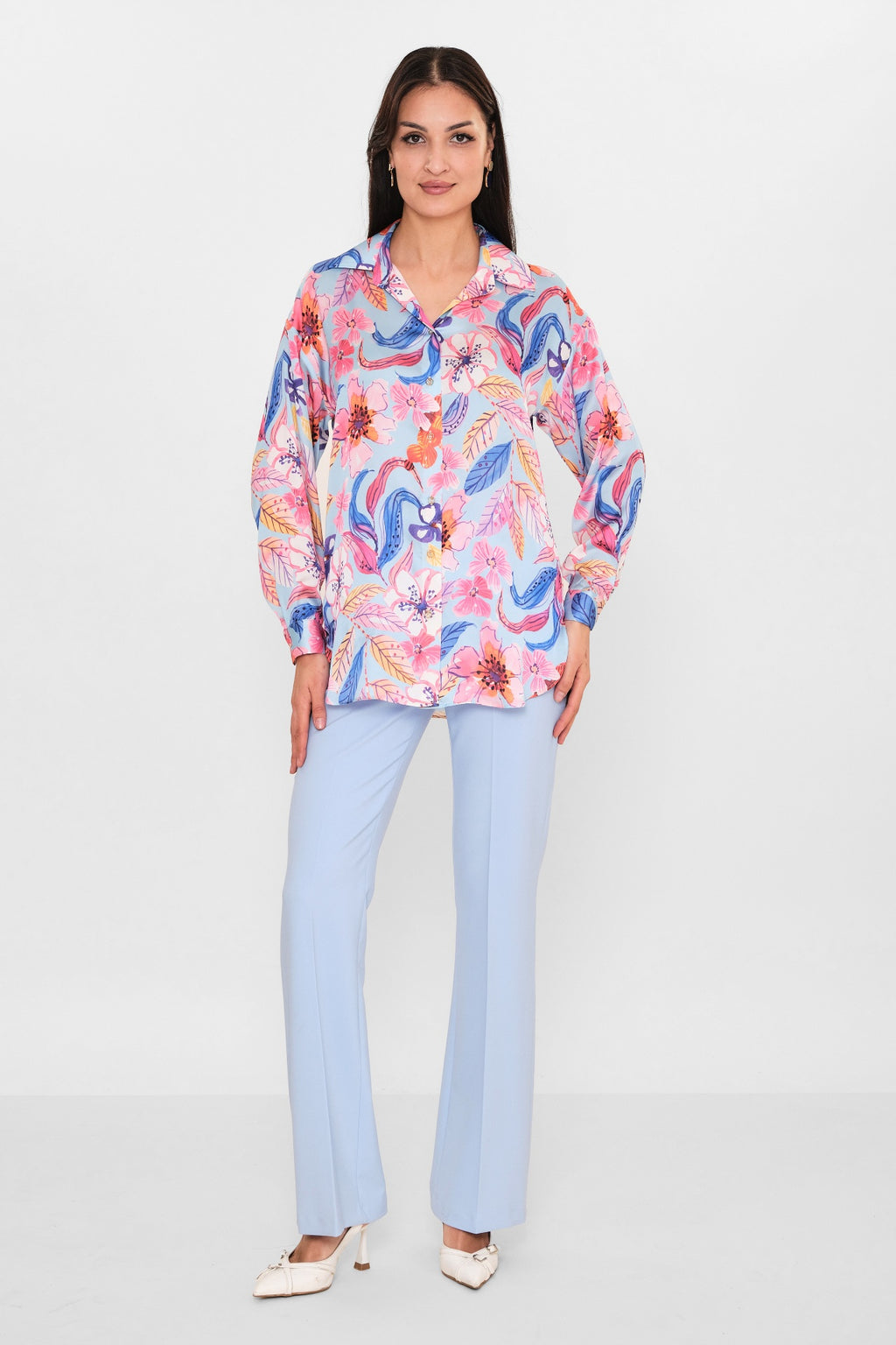 Selen - Plus Size Blouse (SLN26Y360270) - 8690200102950