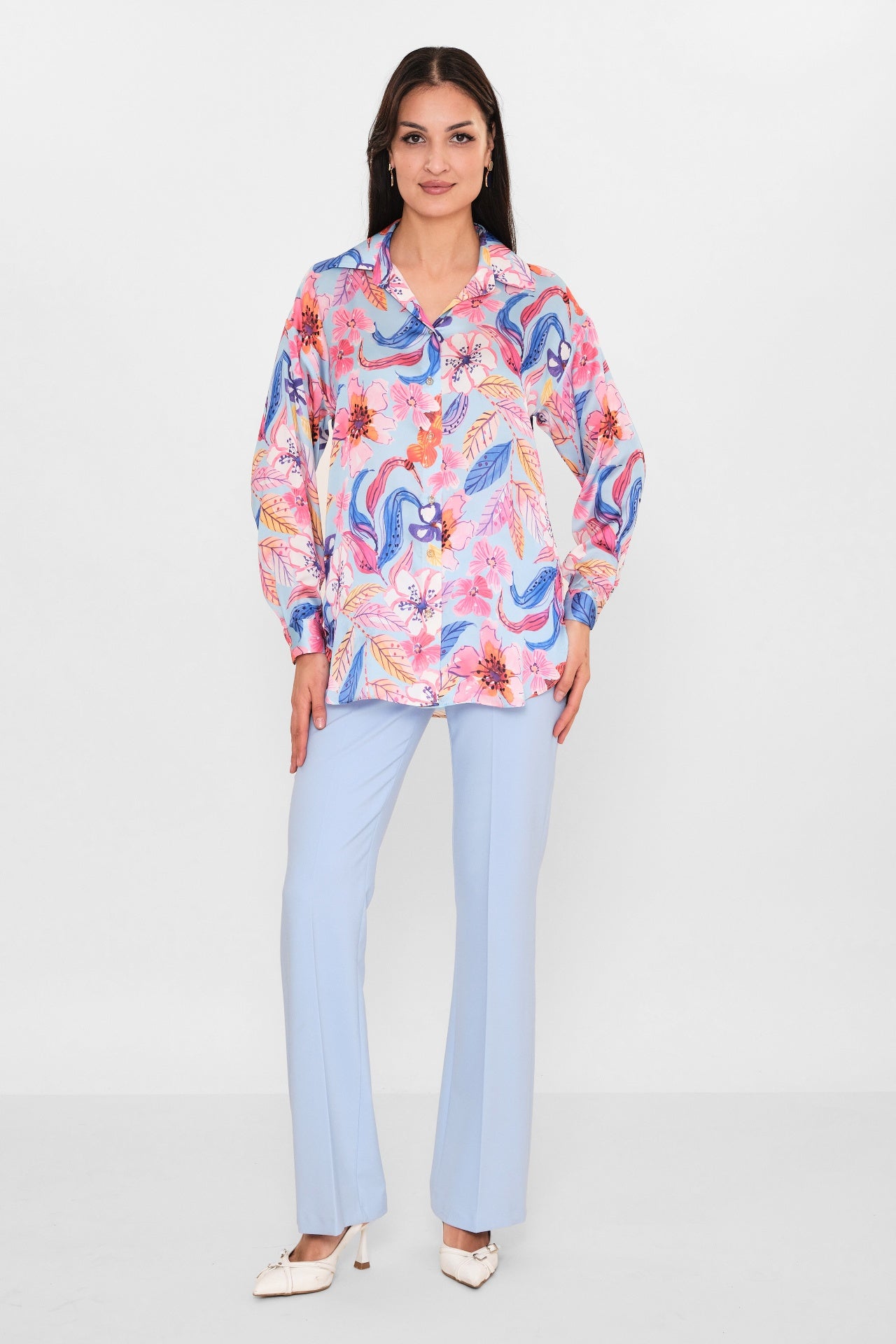 Selen - Plus Size Blouse (SLN26Y360270) - 8690200102950