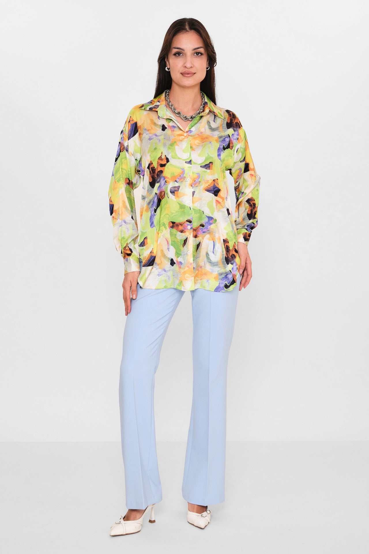 Selen - Plus Size Blouse (SLN26Y360270) - 8690200102967