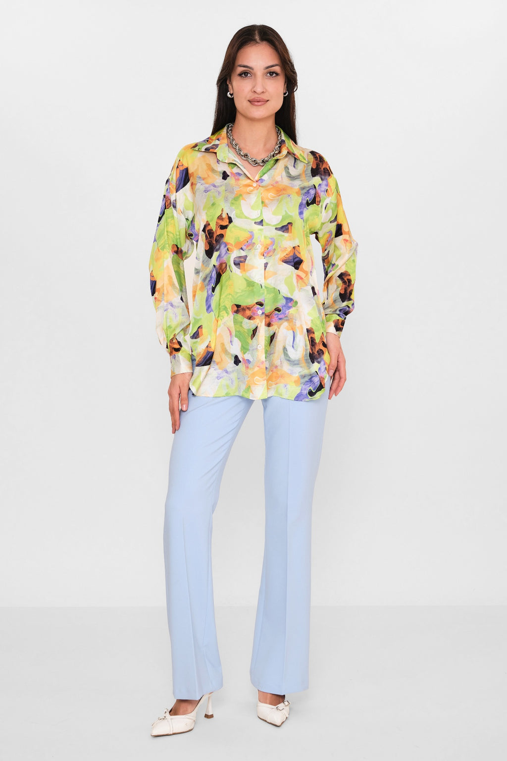Selen - Plus Size Blouse (SLN26Y360270) - 8690200102967