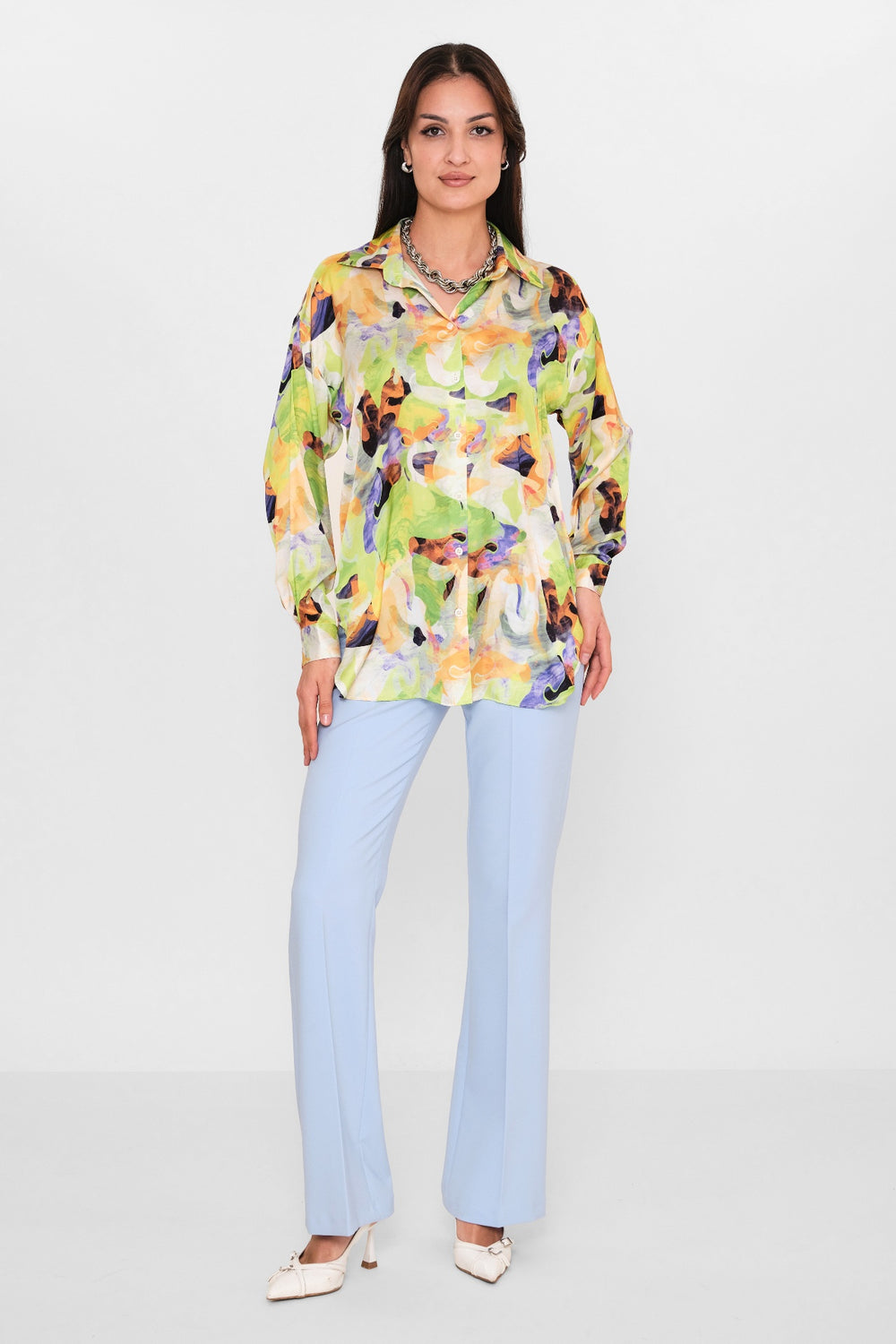 Selen - Plus Size Blouse (SLN26Y360270) - 8690200102967