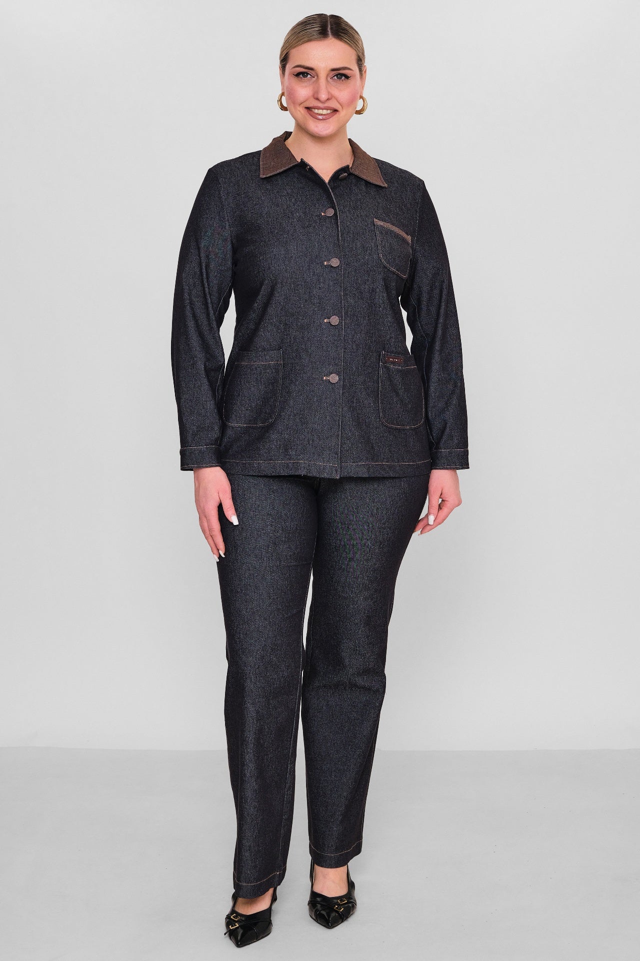 Elitline - Plus Size Suit (ELT26Y7-34-4048) - 8690200102974