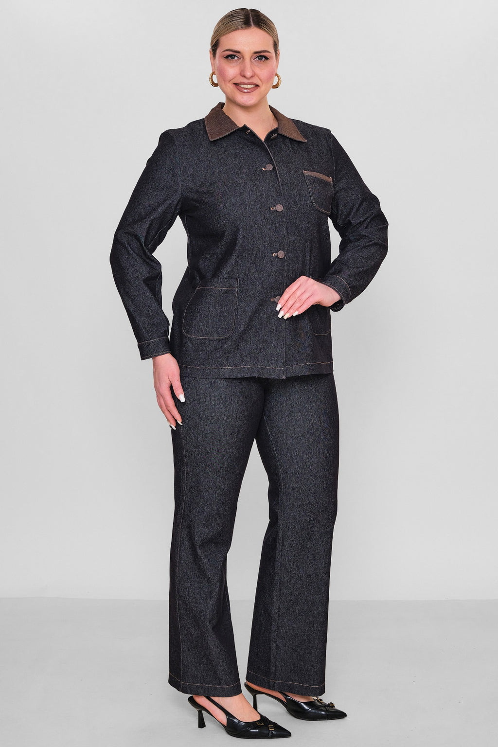 Elitline - Plus Size Suit (ELT26Y7-34-4048) - 8690200102974
