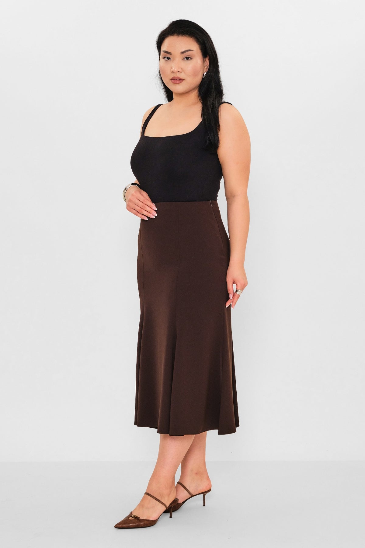 Elitline - Plus Size Skirt (ELT26Y2-525-426) - 8690200103032