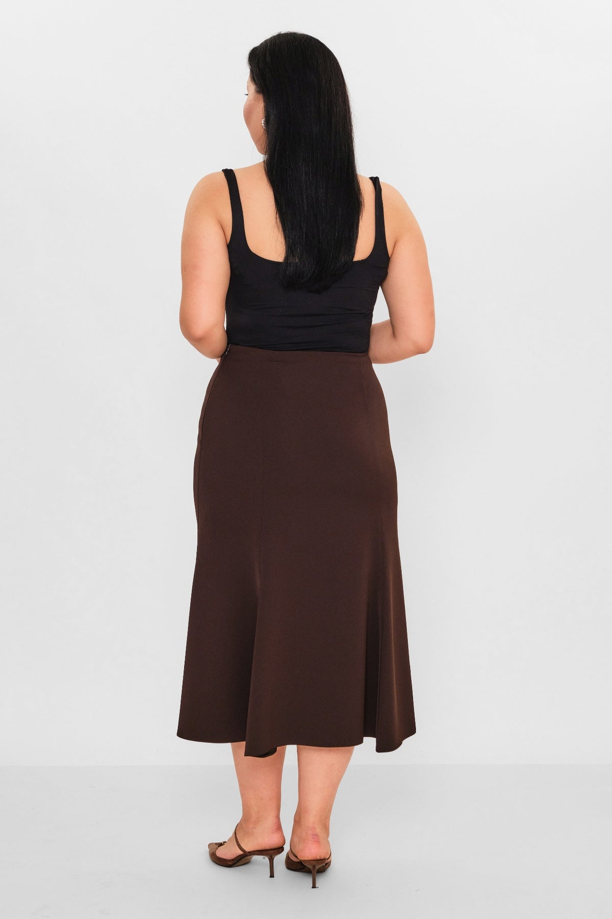 Elitline - Plus Size Skirt (ELT26Y2-525-426) - 8690200103032