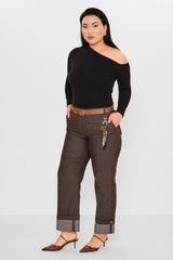 Eli̇tli̇ne - Plus Size Trousers (ELT26Y1-504-405) - 8690200103056