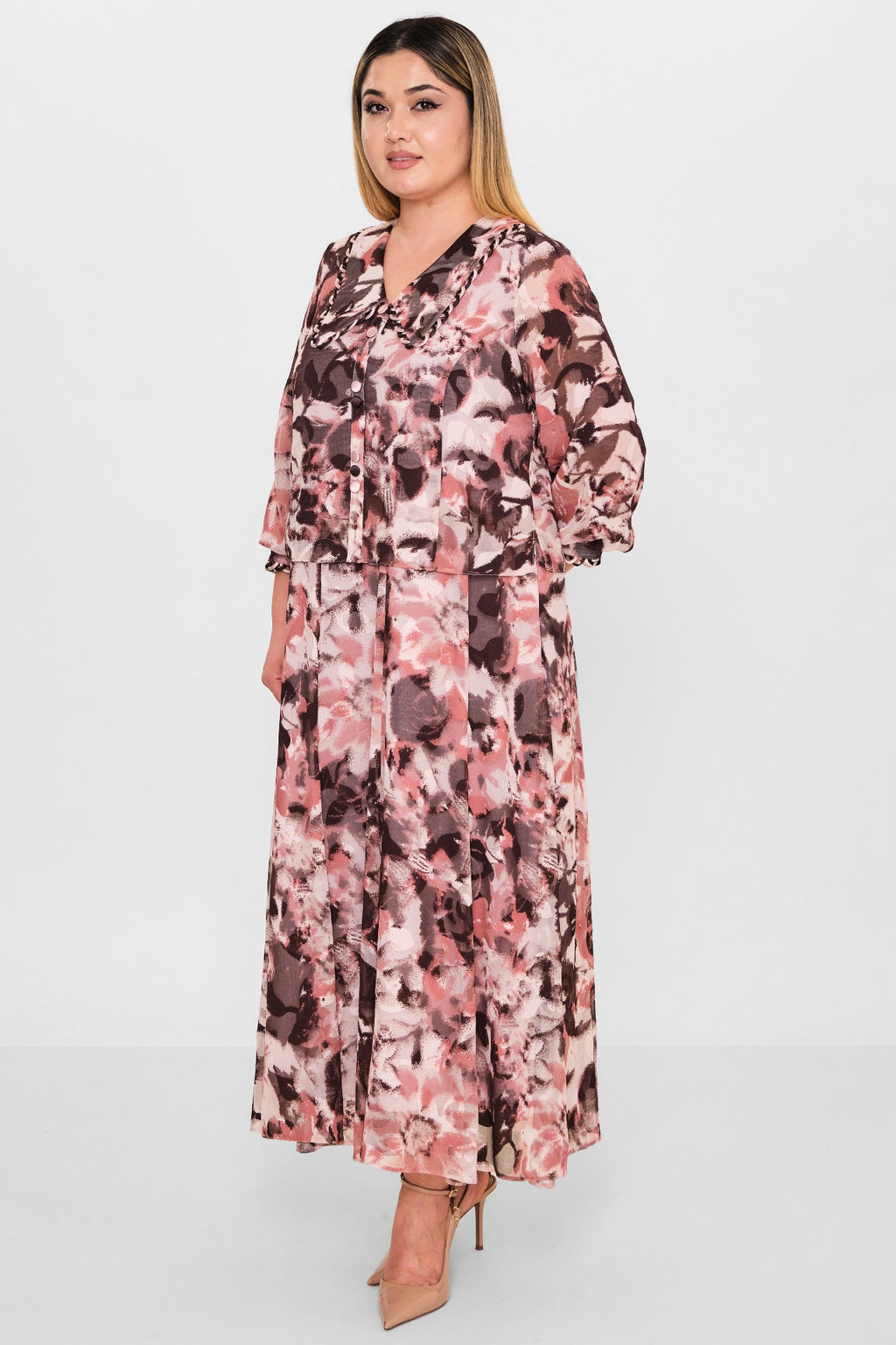 Gumanize - Plus Size Dress (GMZ2026-110-8004) - 8690200103131