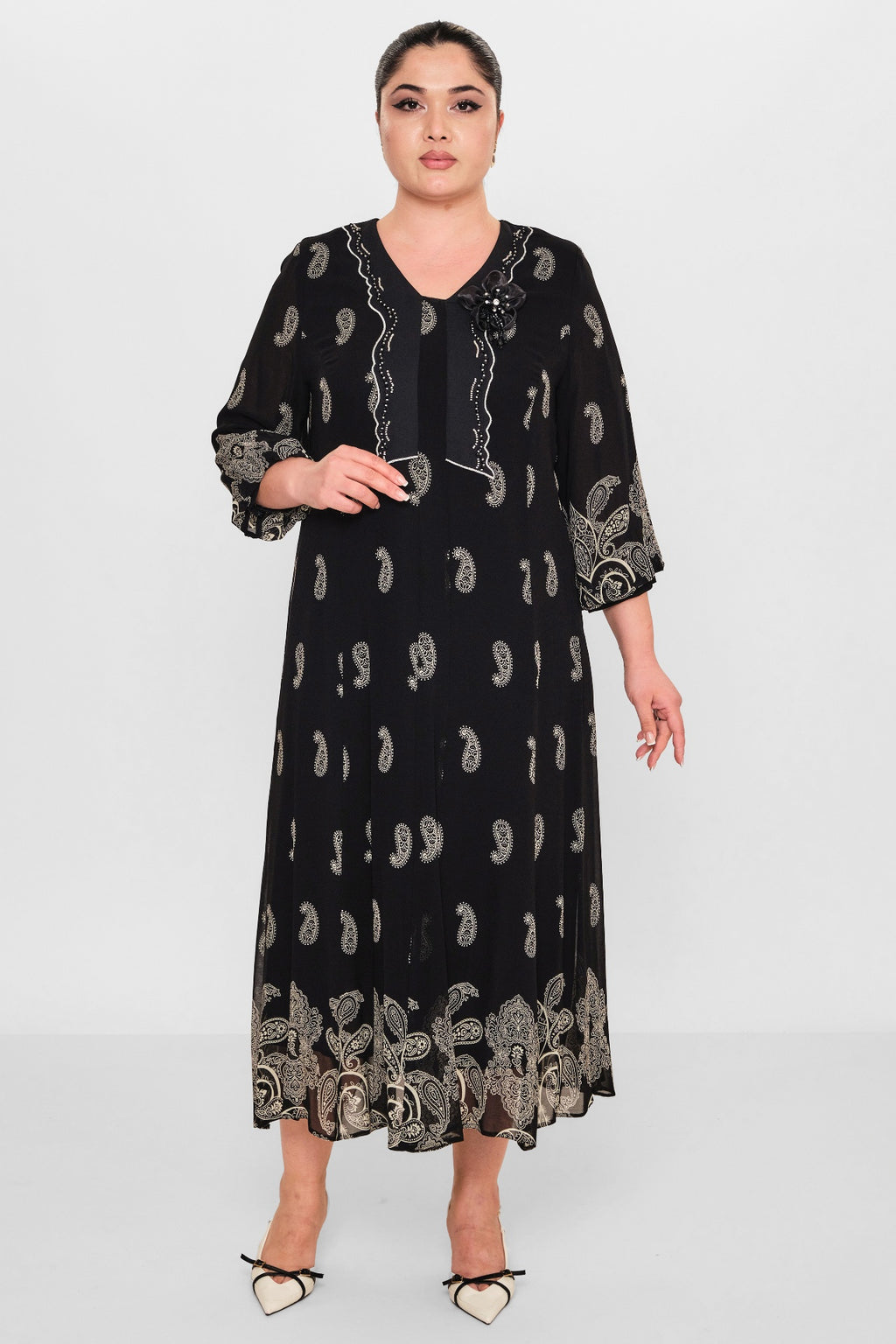 Gumanize - Plus Size Dress (GMZ2026-379-8038) - 8690200103155