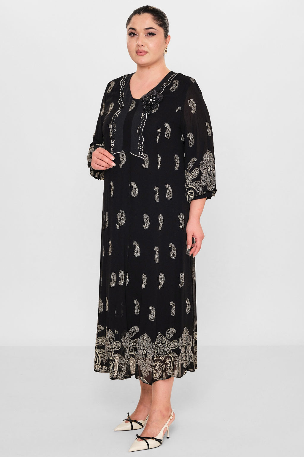 Gumanize - Plus Size Dress (GMZ2026-379-8038) - 8690200103155
