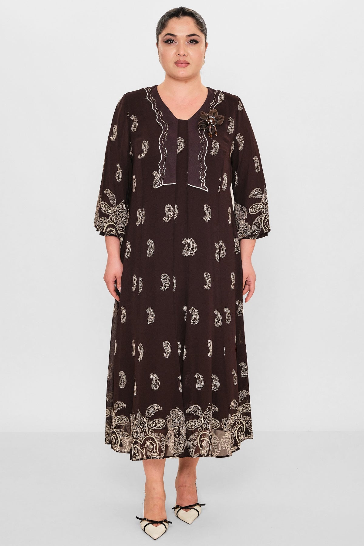 Gumanize - Plus Size Dress (GMZ2026-379-8038) - 8690200103162