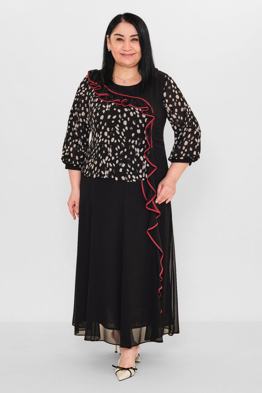 Gumanize - Plus Size Dress (GMZ2026-382-7999) - 8690200103179