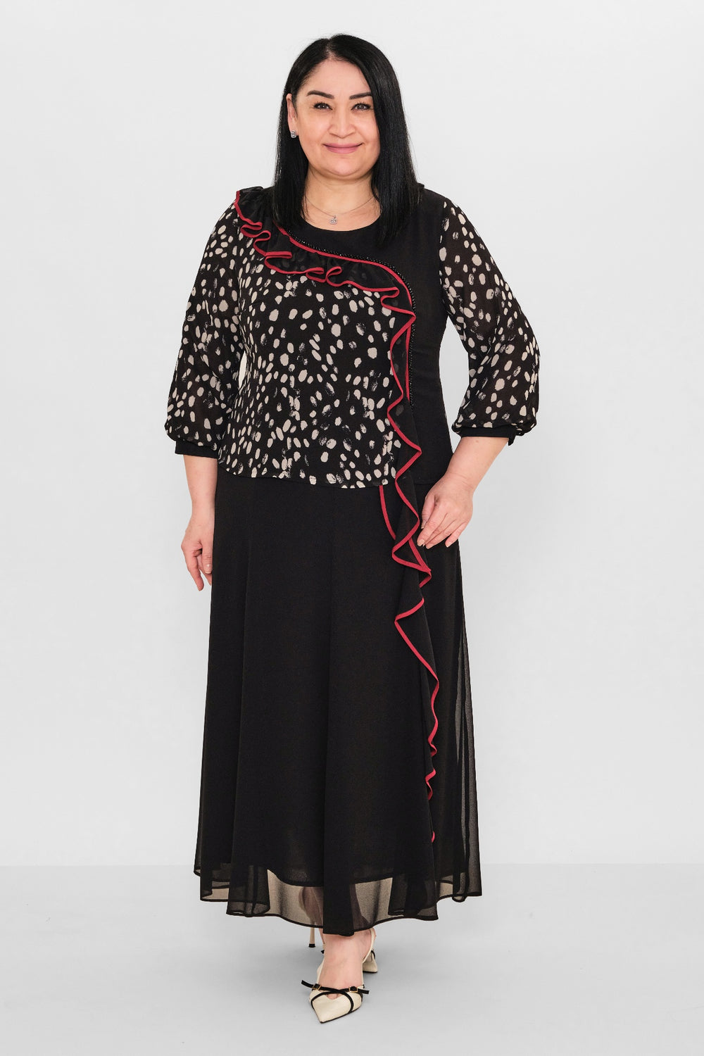 Gumanize - Plus Size Dress (GMZ2026-382-7999) - 8690200103179