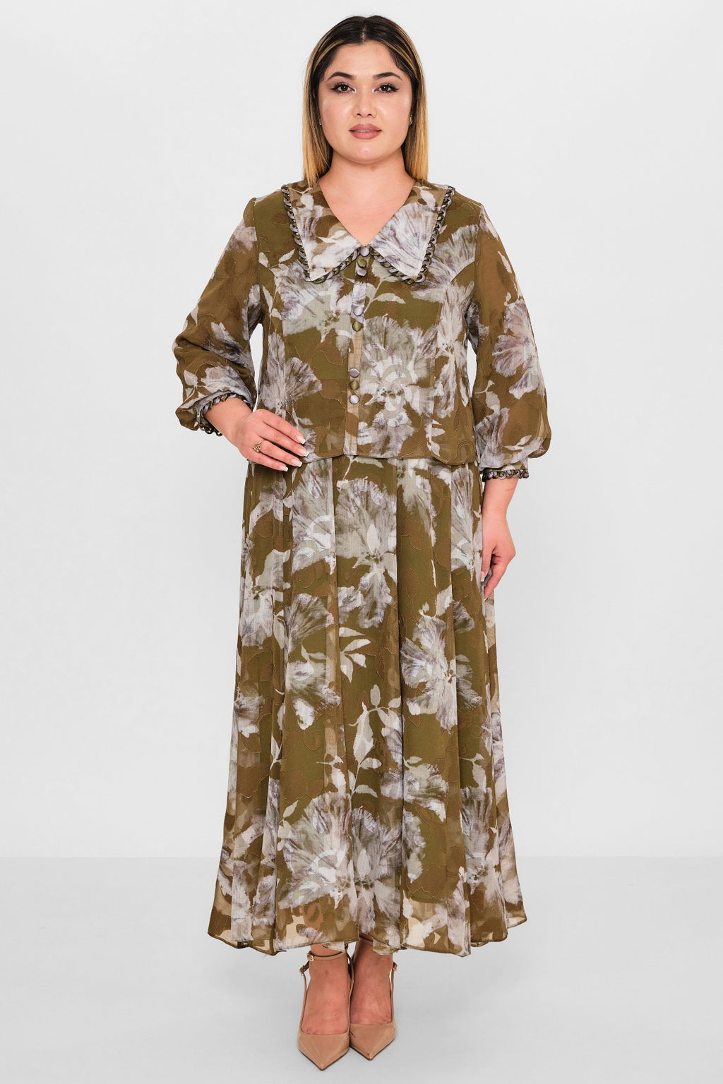 Gumanize - Plus Size Dress (GMZ2026-412-8003) - 8690200103186