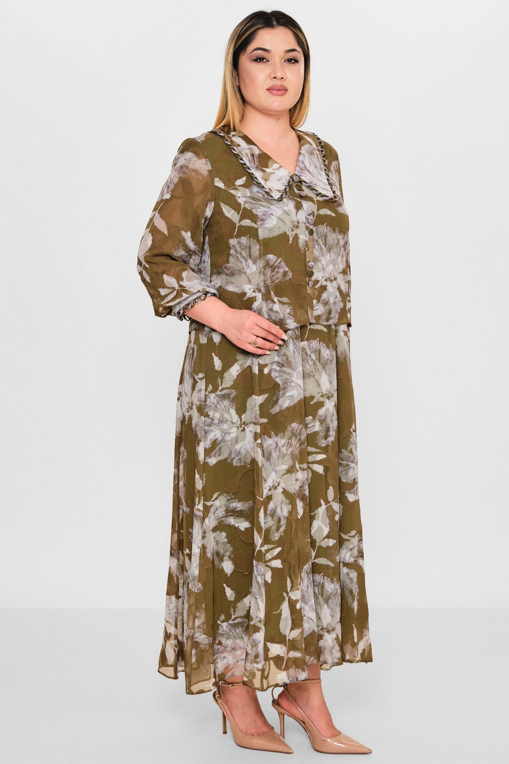 Gumanize - Plus Size Dress (GMZ2026-412-8003) - 8690200103186