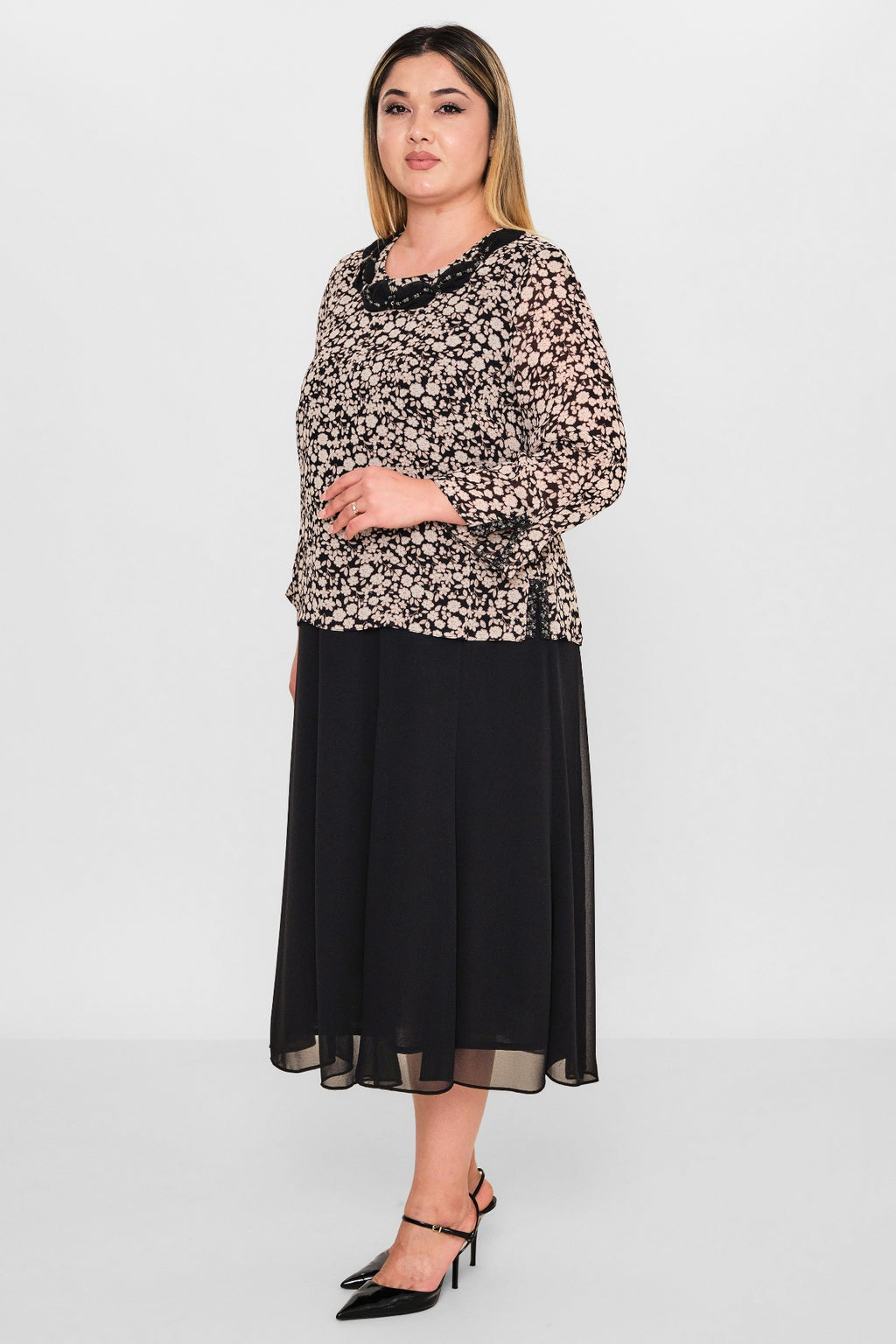 Gumanize - Plus Size Dress (GMZ2026-544-8078) - 8690200103223