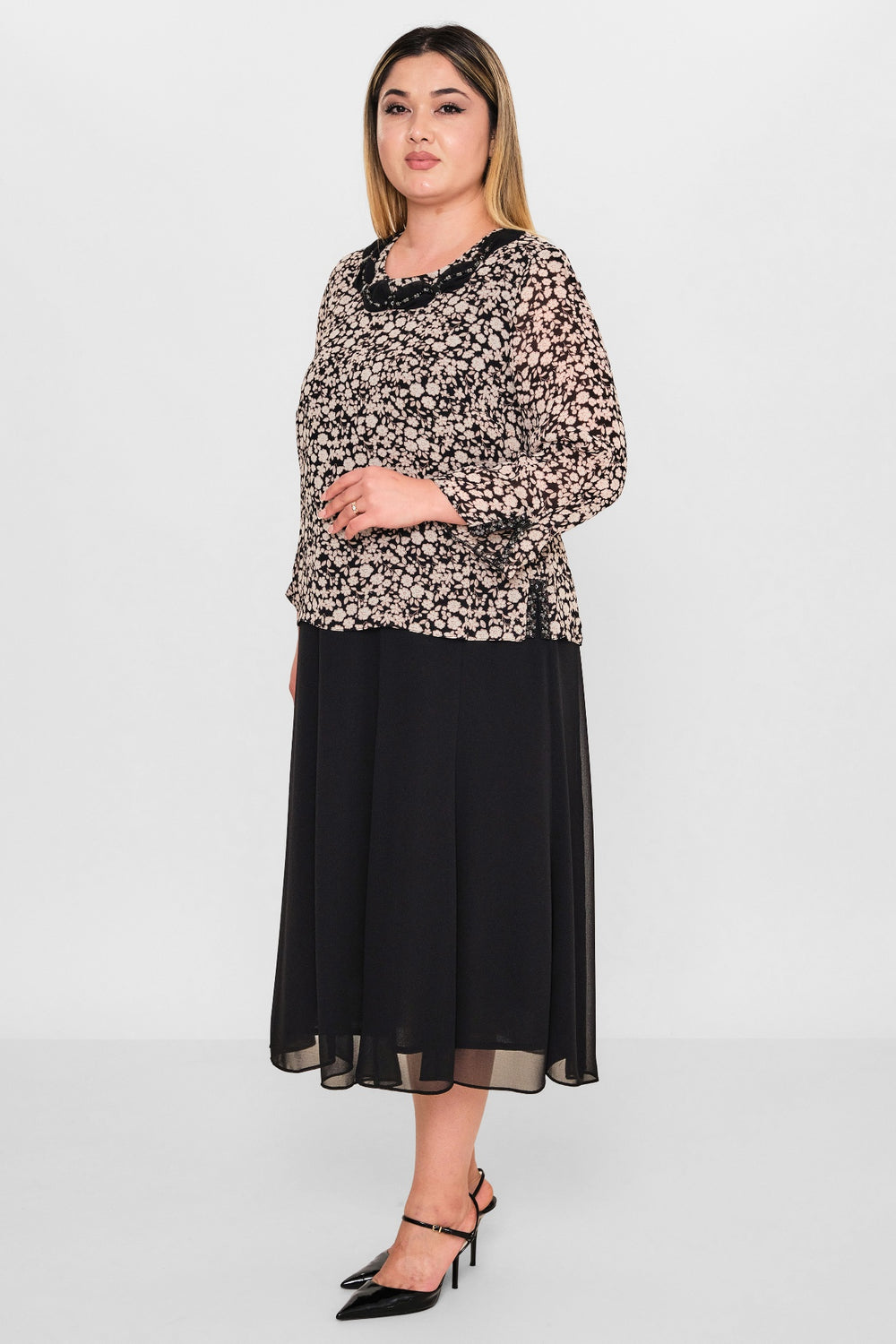 Gumanize - Plus Size Dress (GMZ2026-544-8078) - 8690200103223