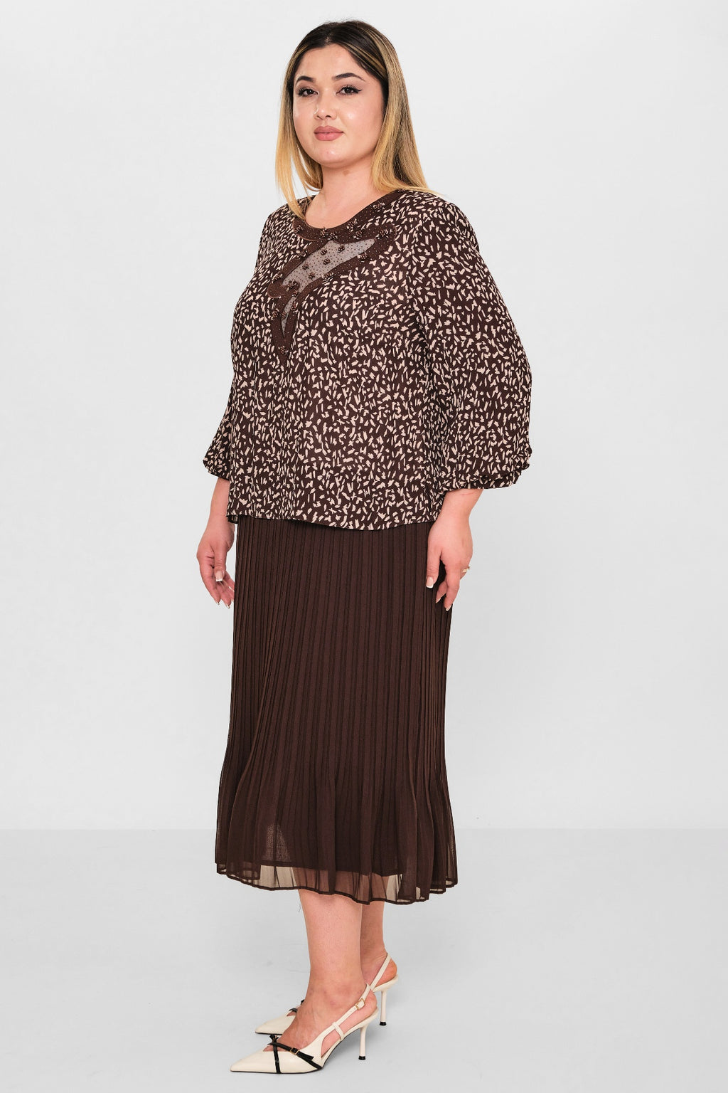 Gumanize - Plus Size Dress (GMZ2026-563-7968) - 8690200103254