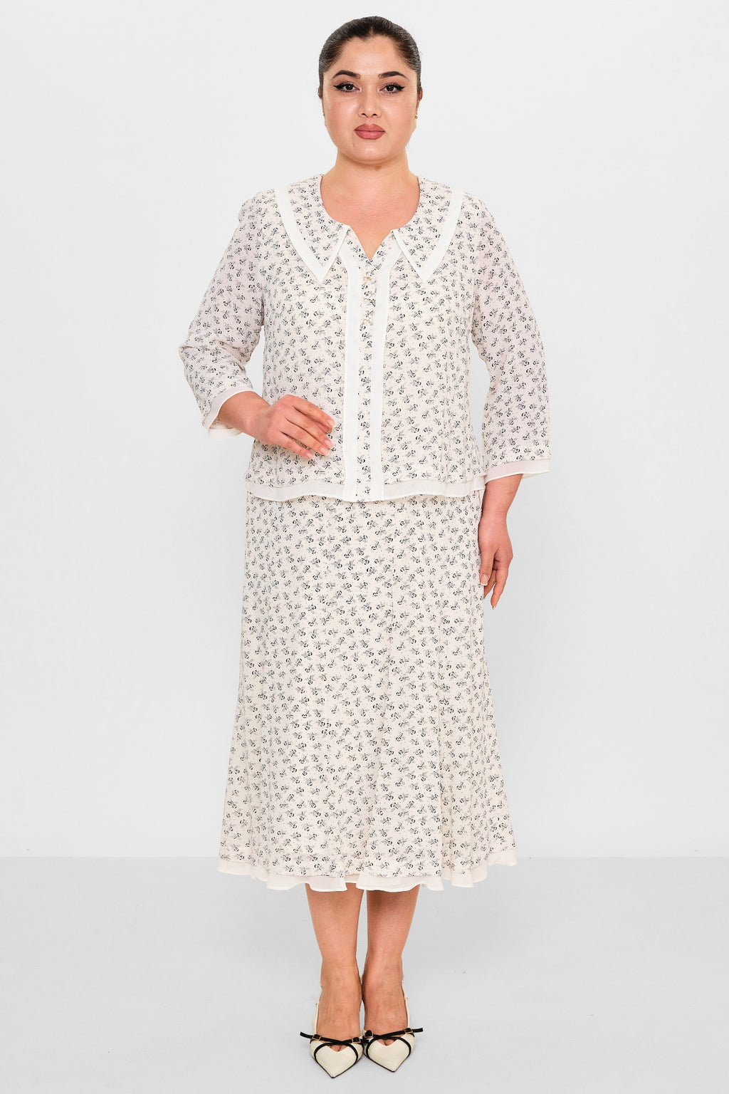 Gumanize - Plus Size Dress (GMZ2026-569-8076) - 8690200103285