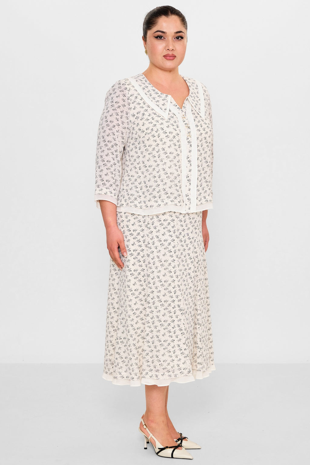 Gumanize - Plus Size Dress (GMZ2026-569-8076) - 8690200103285