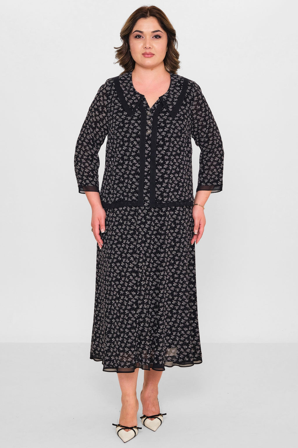 Gumanize - Plus Size Dress (GMZ2026-569-8076) - 8690200103292