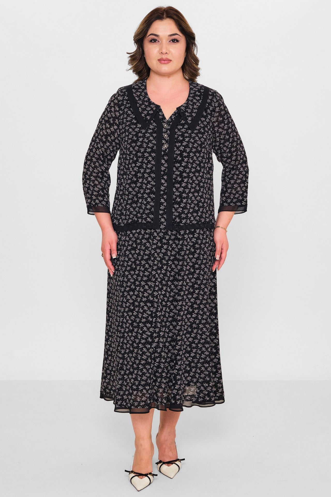 Gumanize - Plus Size Dress (GMZ2026-569-8076) - 8690200103292