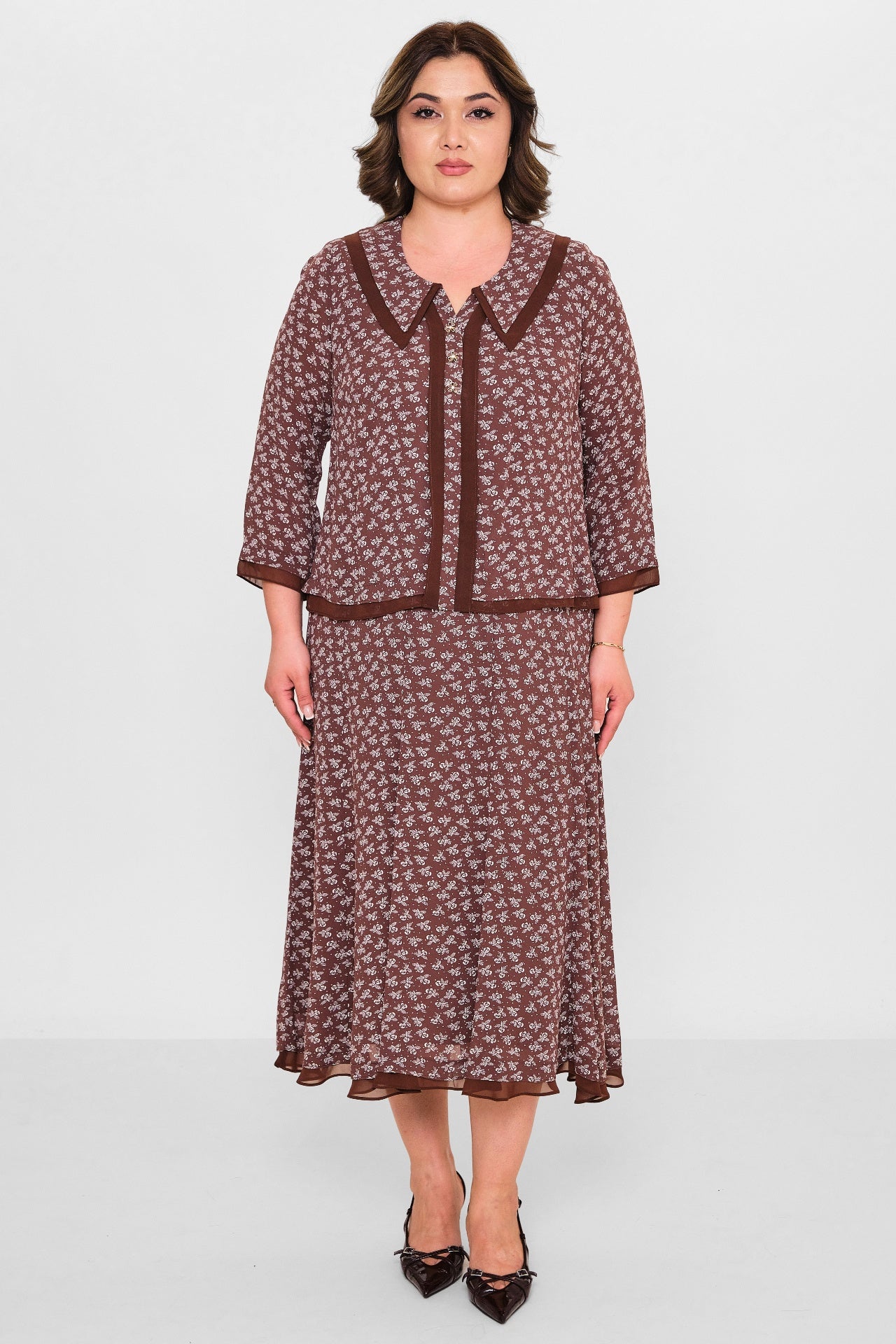 Gumanize - Plus Size Dress (GMZ2026-569-8076) - 8690200103308