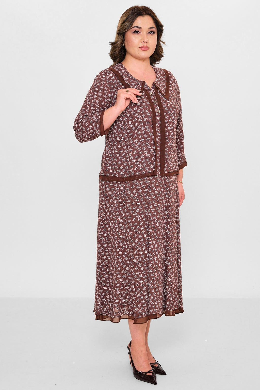Gumanize - Plus Size Dress (GMZ2026-569-8076) - 8690200103308
