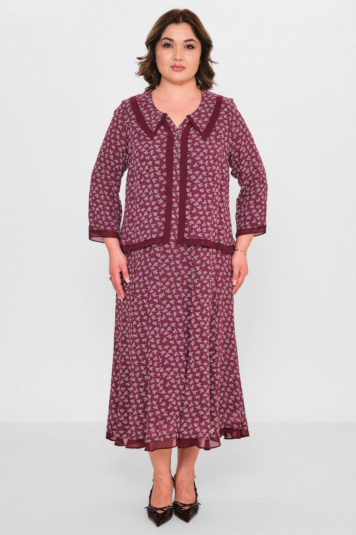 Gumanize - Plus Size Dress (GMZ2026-569-8076) - 8690200103315