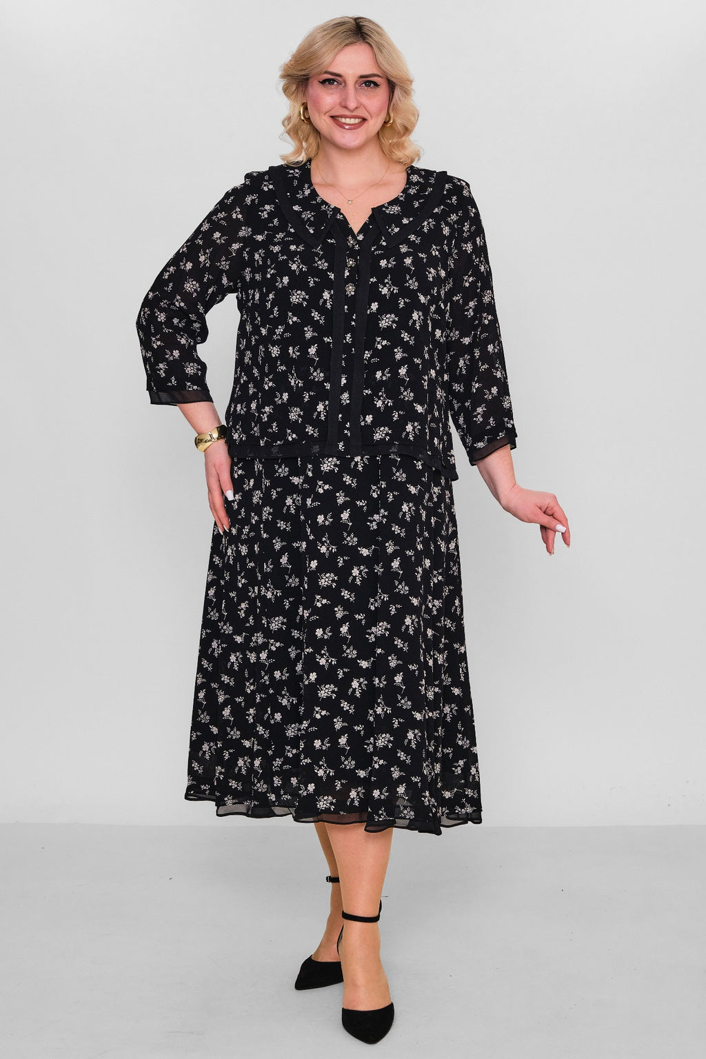 Gumanize - Extended Plus Size Dress (GMZ2026-570-8079) - 8690200103339
