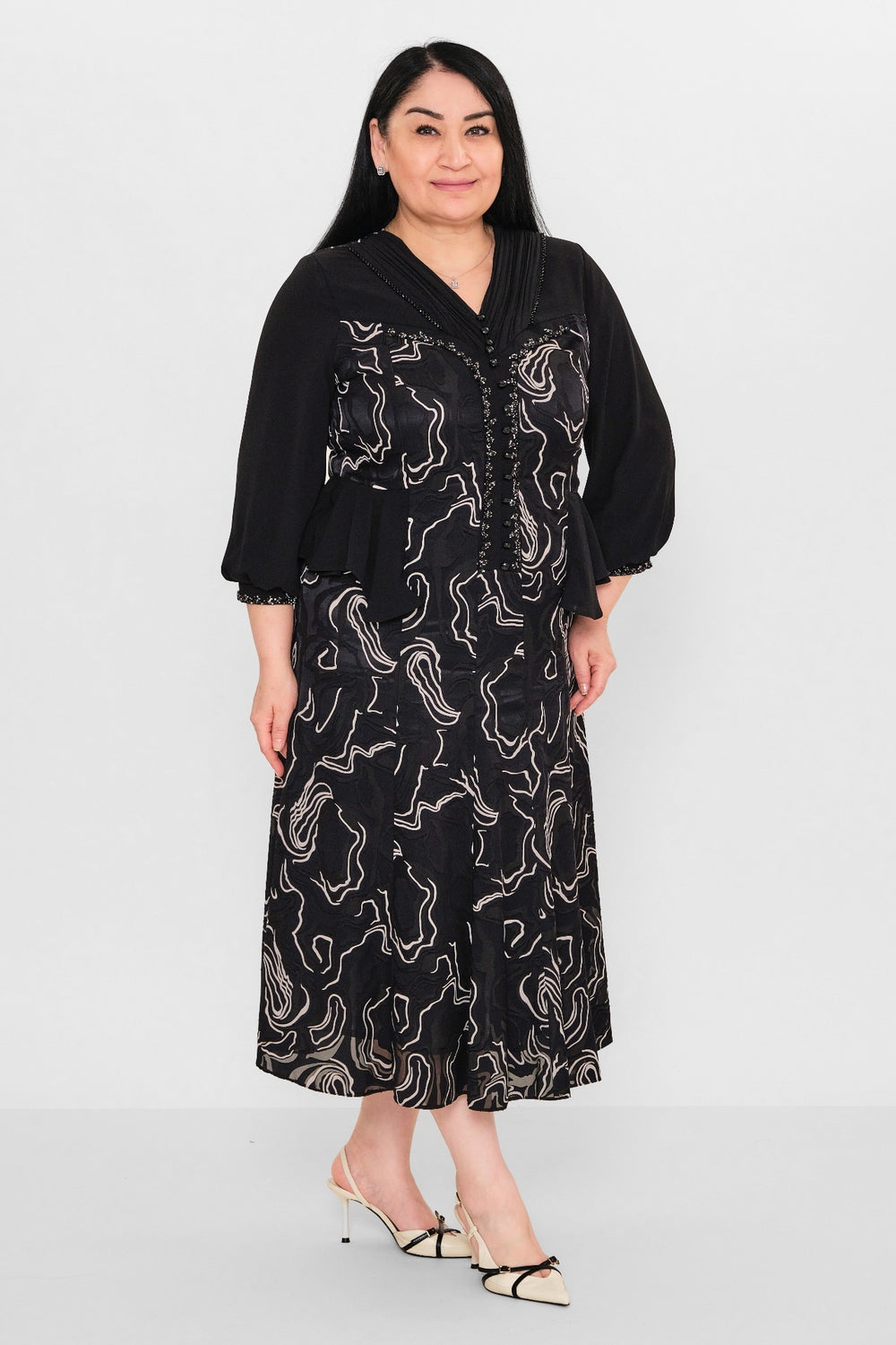 Gumanize - Extended Plus Size Dress (GMZ2026-573-7980) - 8690200103353